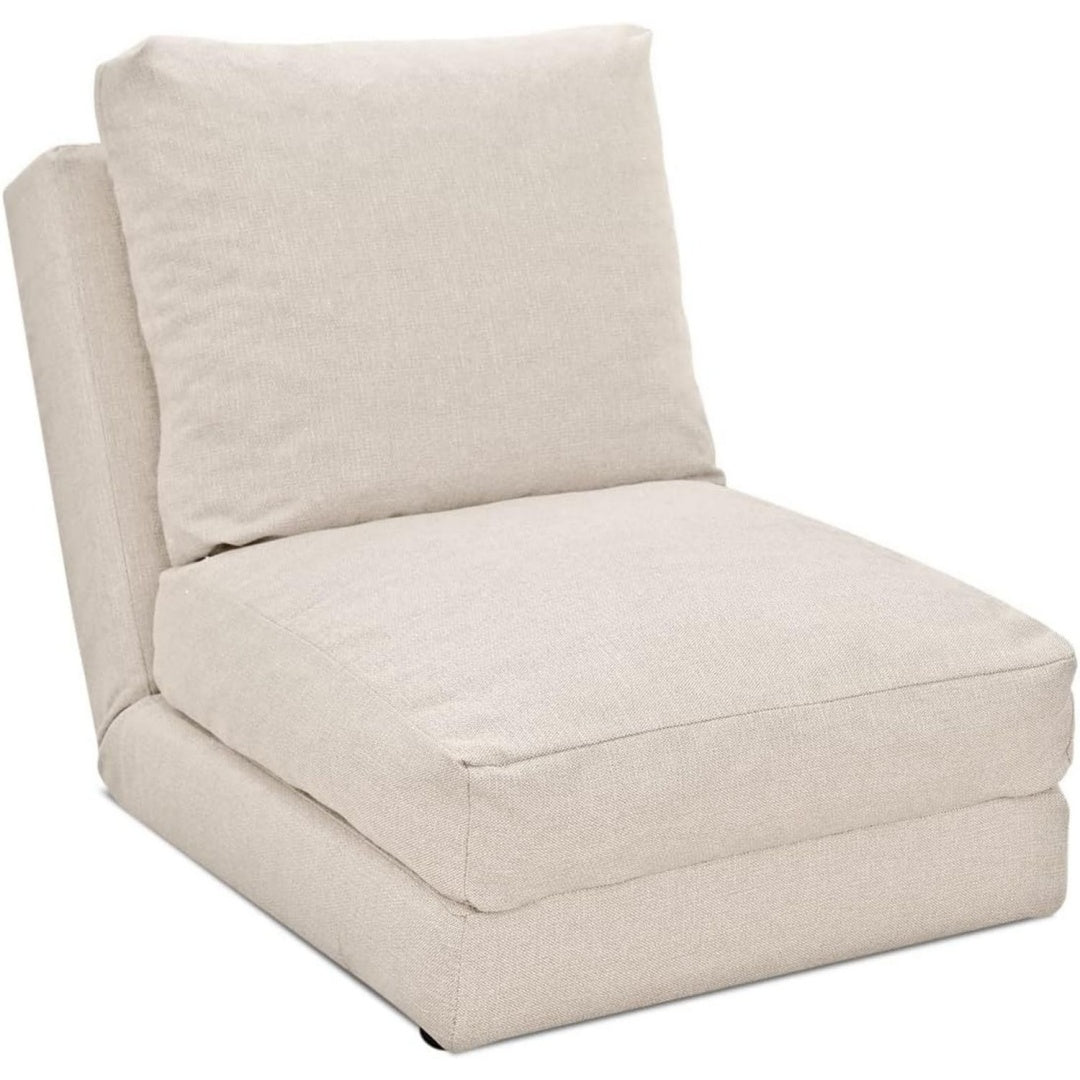 Seduta imbottita regolabile pieghevole beige