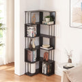 Mobile libreria con ripiani struttura in metallo nero