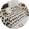 Seduta imbottita Divano Poltrona Jacquard Coperta, Semplice nero