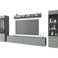 Mobile TV con vano contenitore con illuminazione LED verde