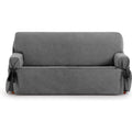 Divano confortevole con braccioli rivestimento in tessuto antracite