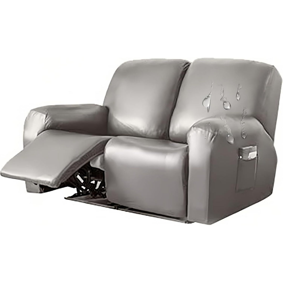 Divano confortevole Copripoltrona Reclinabile Impermeabile, Copripoltrona Elasticizzato grigio