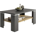 Tavolino compatto rovere