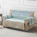 Divano da soggiorno Greenland Home Maui Slipcover, Loveseat, nero